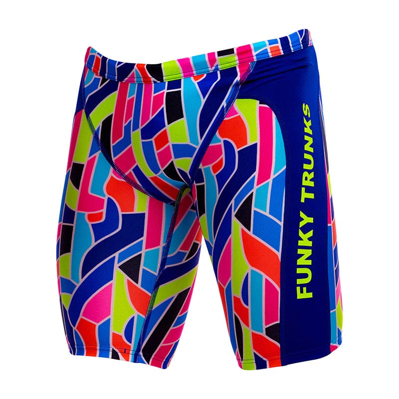Funky Trunks - Fault Lines - Boys Eco Training Jammers
