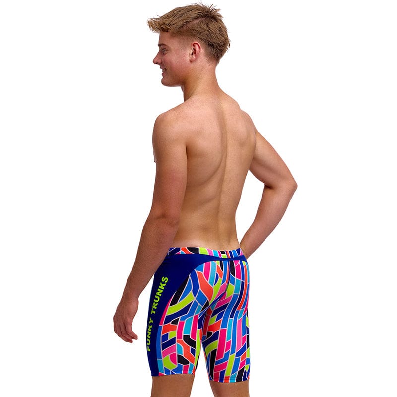 Funky Trunks - Fault Lines - Boys Eco Training Jammers