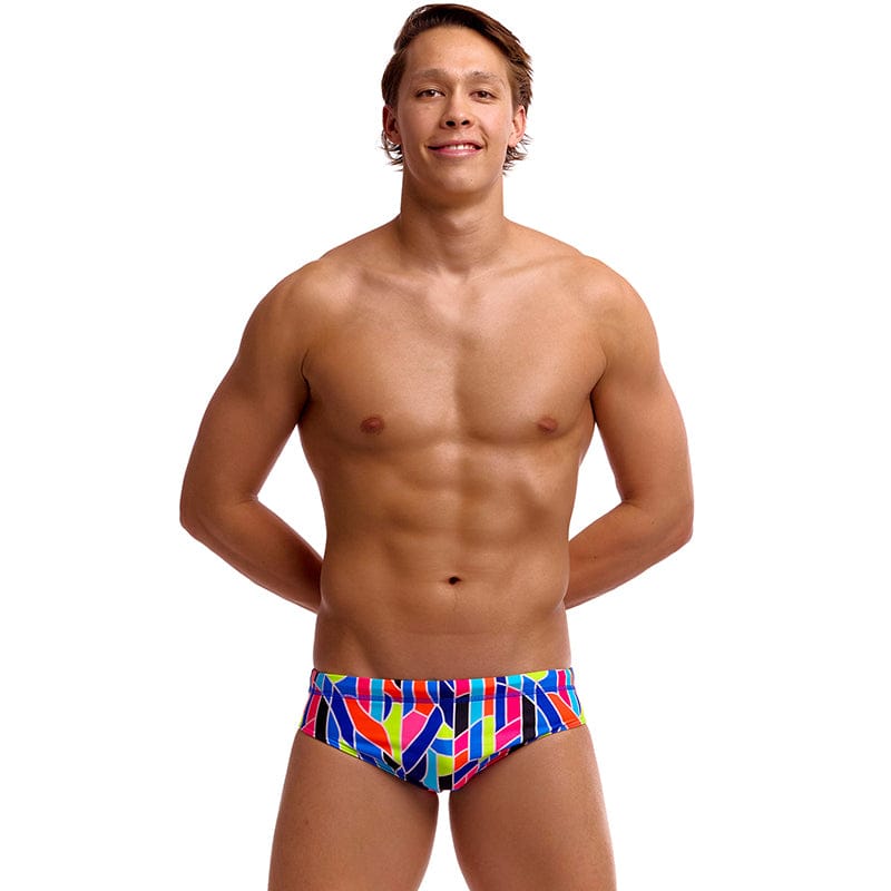 Funky Trunks - Fault Lines - Mens Eco Classic Briefs