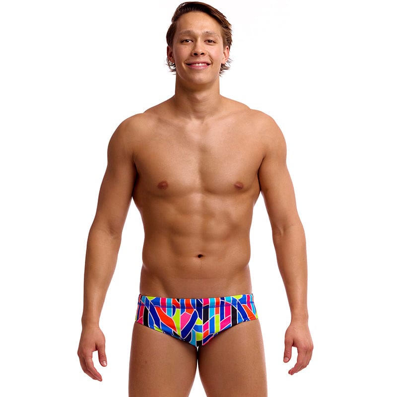 Funky Trunks - Fault Lines - Mens Eco Classic Briefs
