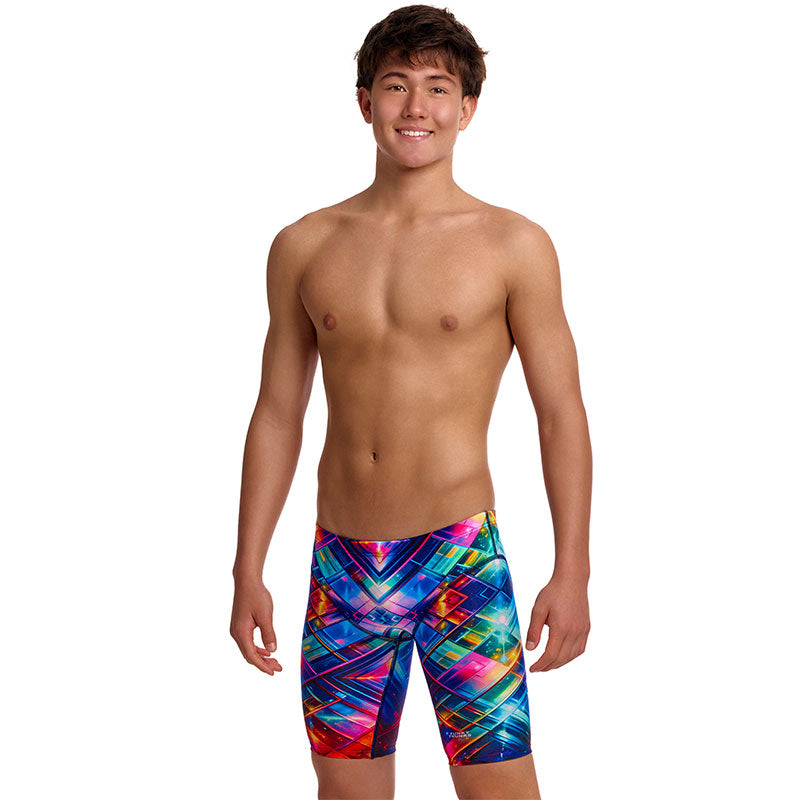 Funky Trunks - Firefly Sparkle - Boys Eco Fast Training Jammers