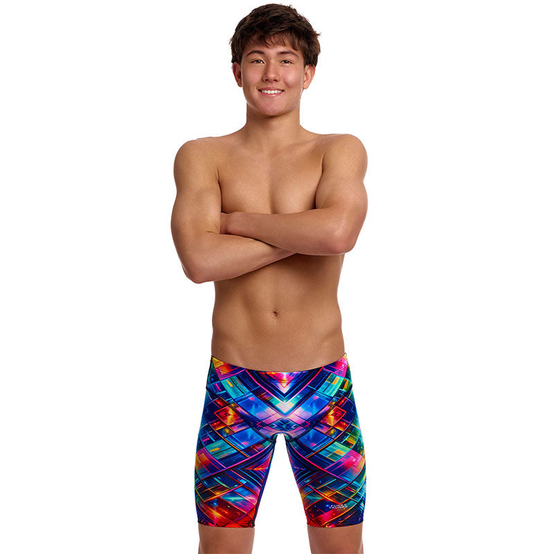 Funky Trunks - Firefly Sparkle - Boys Eco Fast Training Jammers