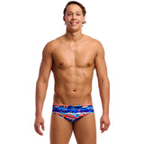 Funky Trunks - Forever Fossil - Mens Eco Classic Briefs