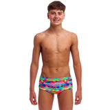 Funky Trunks - Free Foliage - Boys Eco Sidewinder Trunks