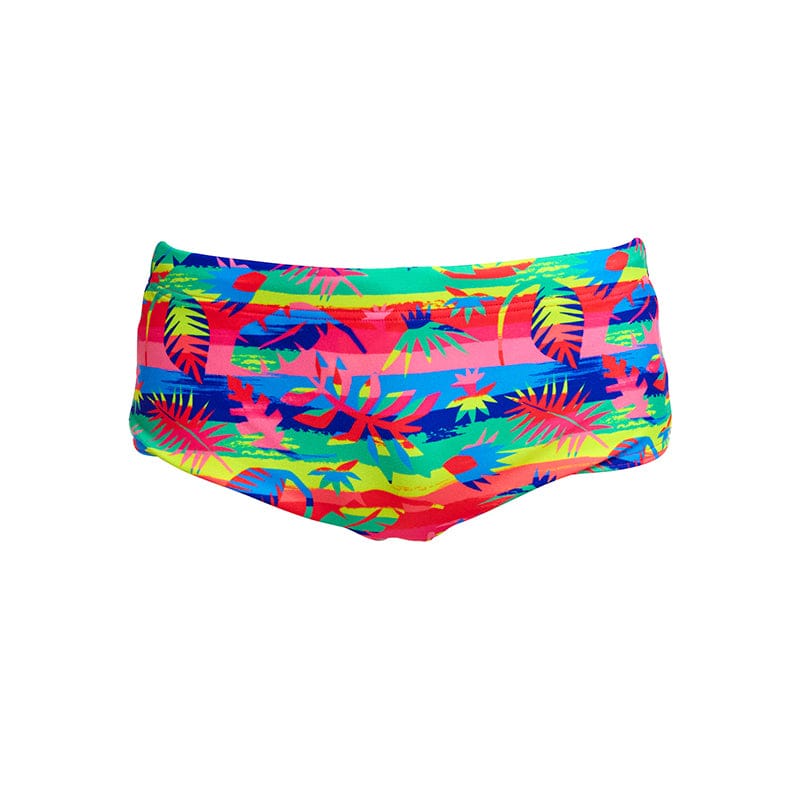 Funky Trunks - Free Foliage - Boys Eco Sidewinder Trunks