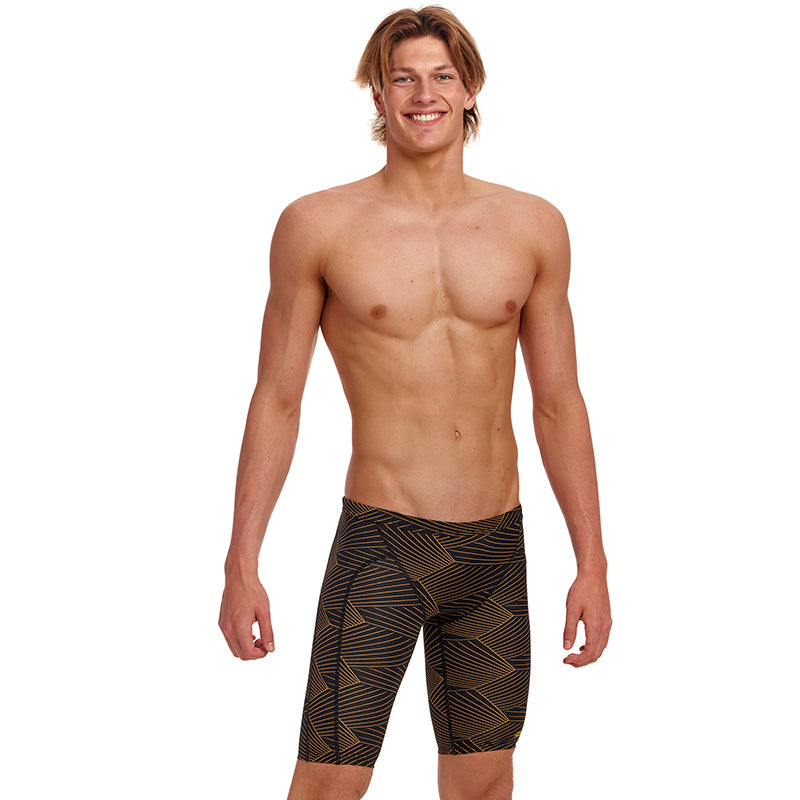 Funky Trunks - Gold Weaver - Mens Eco Training Jammers