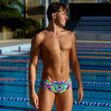 Funky Trunks - Happy Hide - Mens Eco Sidewinder Trunks