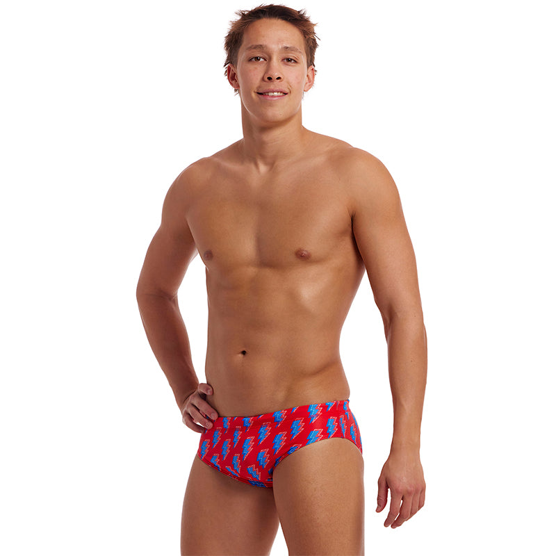 Funky Trunks - Hot Volt - Mens Eco Classic Briefs