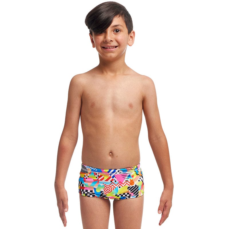 Funky Trunks - Junk Yard - Toddler Boys Eco Printed Trunks