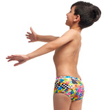 Funky Trunks - Junk Yard - Toddler Boys Eco Printed Trunks