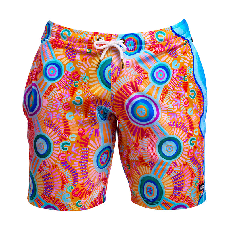 Funky Trunks - Kulin Colour - Boys Long Johnny Shorts