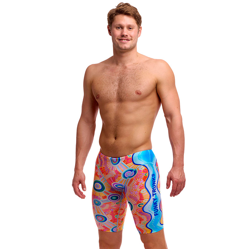 Funky Trunks - Kulin Colour - Mens Eco Fast Training Jammers