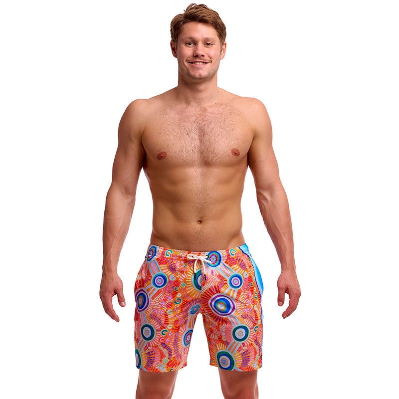 Funky Trunks - Kulin Colour - Mens Long Johnny Shorts