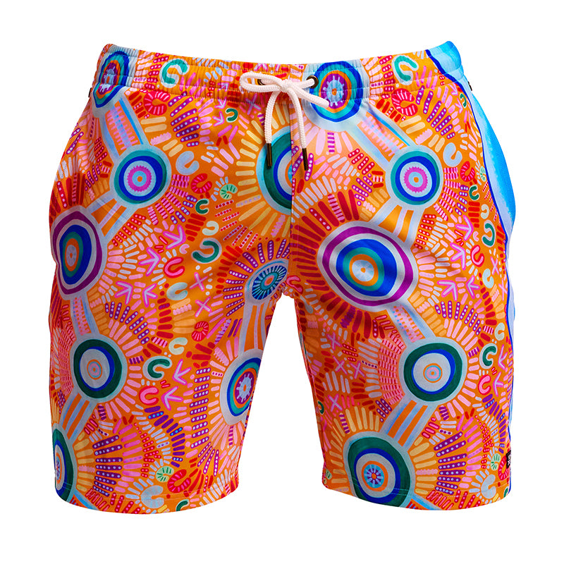 Funky Trunks - Kulin Colour - Mens Long Johnny Shorts