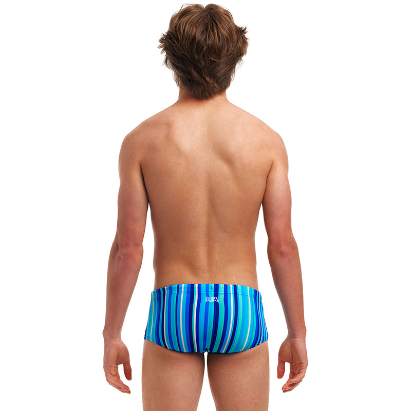 Funky Trunks - Lane Lines - Boys Eco Sidewinder Trunks