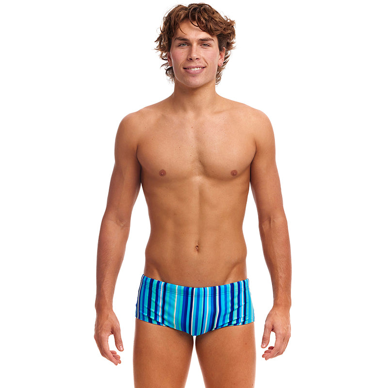 Funky Trunks - Lane Lines - Mens Eco Sidewinder Trunks