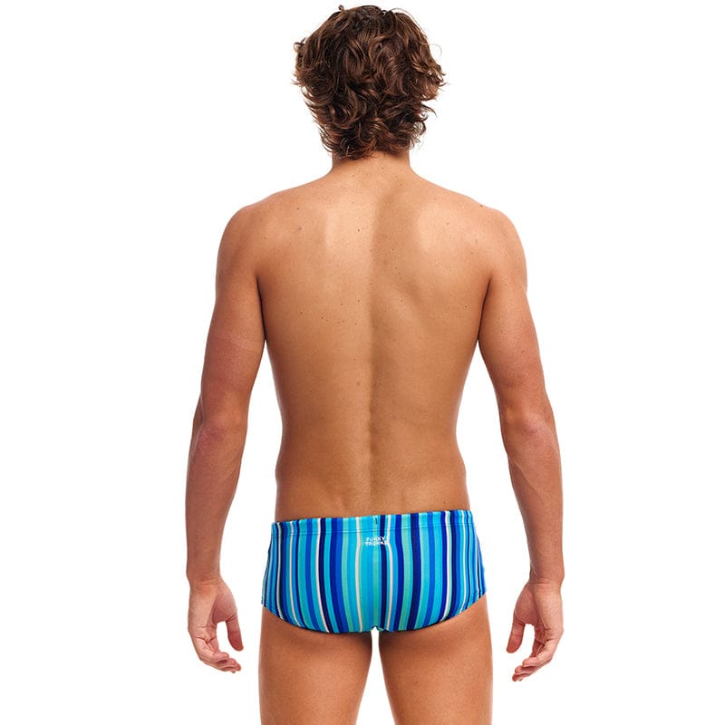 Funky Trunks - Lane Lines - Mens Eco Sidewinder Trunks