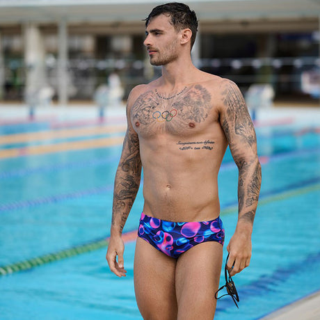 Funky Trunks - Liquid Lights - Mens Sidewinder Trunks