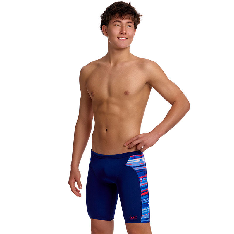 Funky Trunks - Lost Lines - Boys Eco Training Jammers