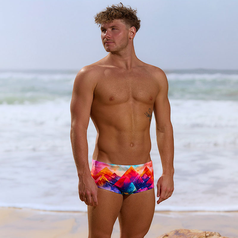 Funky Trunks - Lost Mountain - Mens Eco Sidewinder Trunks