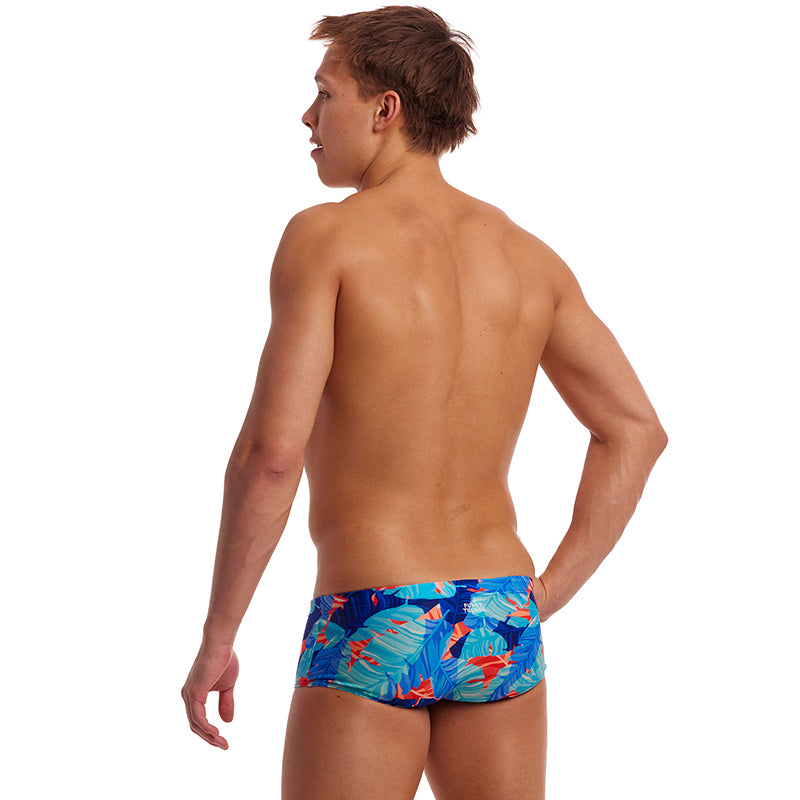 Funky Trunks - Lotsa Leaves - Mens Eco Sidewinder Trunks