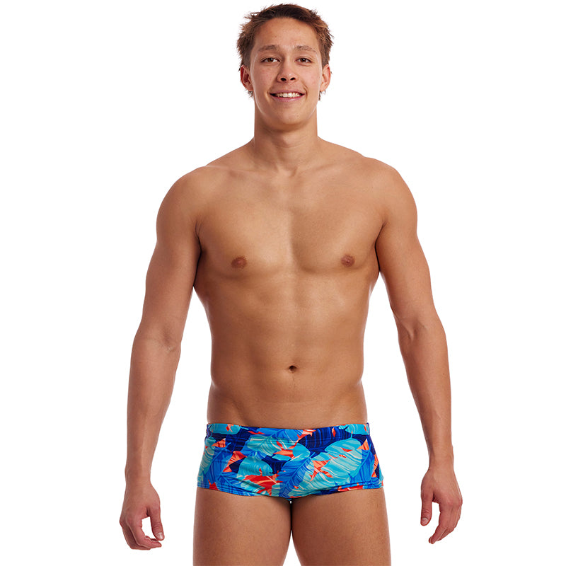 Funky Trunks - Lotsa Leaves - Mens Eco Sidewinder Trunks