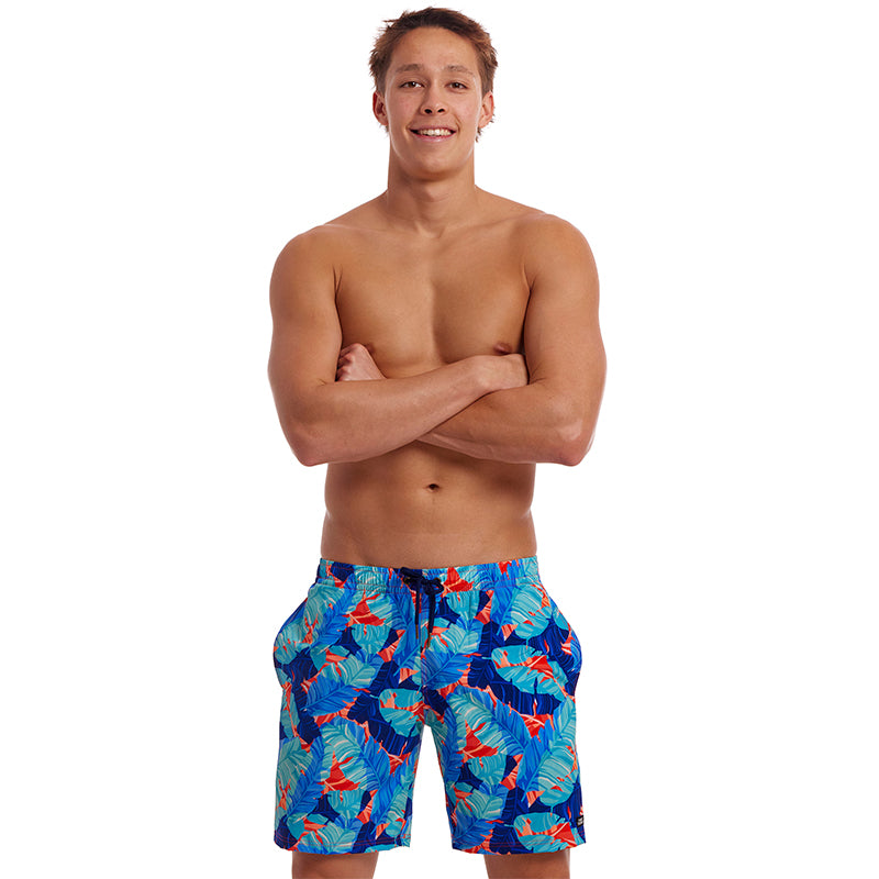 Funky Trunks - Lotsa Leaves - Mens Long Johnny Shorts