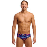 Funky Trunks - Mad Cat - Mens Eco Seamed Briefs