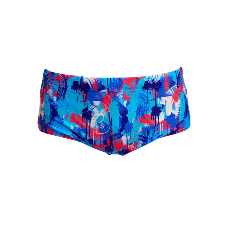 Funky Trunks - Messy Messy Messy - Boys Eco Sidewinder Trunks