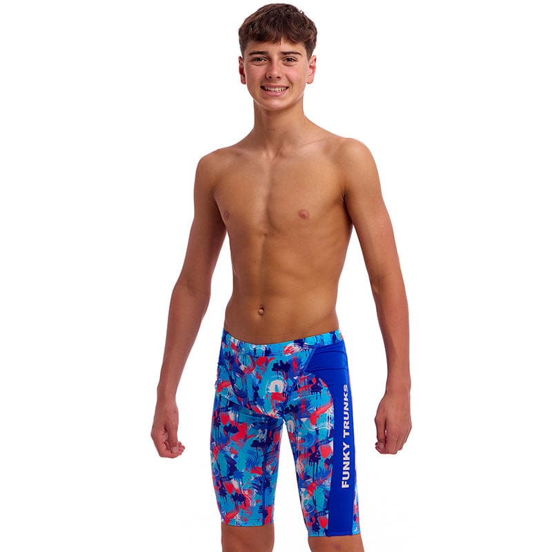 Funky Trunks - Messy Messy Messy - Boys Eco Training Jammers