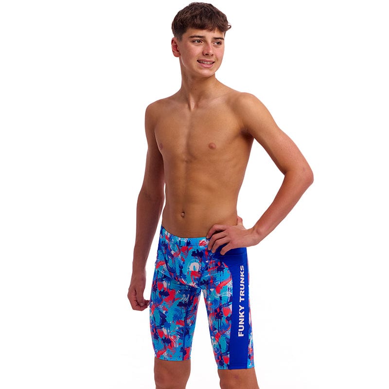 Funky Trunks - Messy Messy Messy - Boys Eco Training Jammers