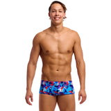 Funky Trunks - Messy Messy Messy - Mens Eco Sidewinder Trunks