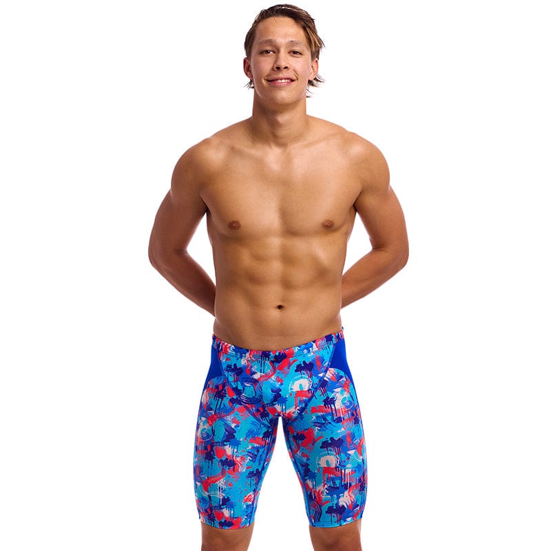 Funky Trunks - Messy Messy Messy - Mens Eco Training Jammers