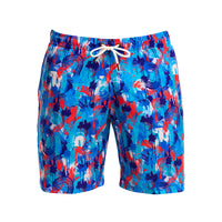 Funky Trunks - Messy Messy Messy - Mens Long Johnny Shorts