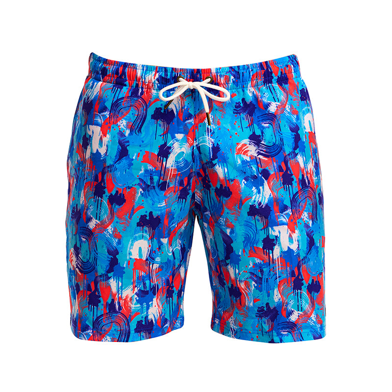 Funky Trunks - Messy Messy Messy - Mens Long Johnny Shorts