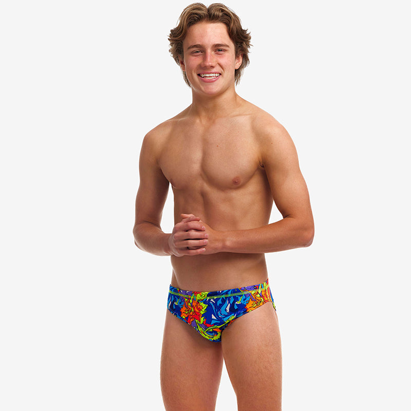 Funky Trunks - Mixed Mess - Boys Eco Classic Briefs