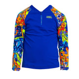 Funky Trunks - Mixed Mess - Toddler Boys Zippy Rash Vest