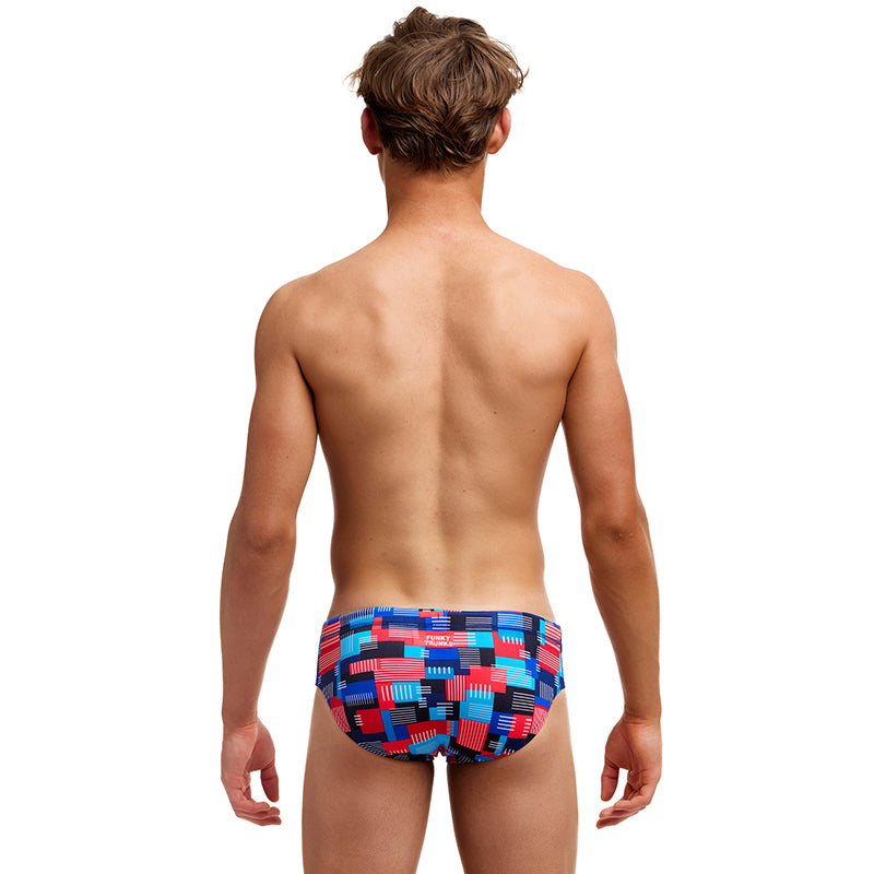 Funky Trunks - Motherboard - Boys Eco Seamed Briefs