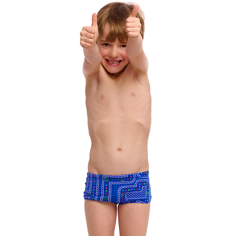 Funky Trunks - Much Munchies - Toddler Boys Eco Printed Trunks