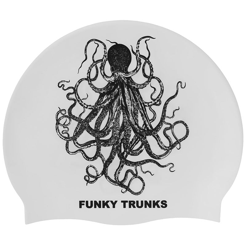 Funky Trunks - Octomus Black - Silicone Swimming Cap