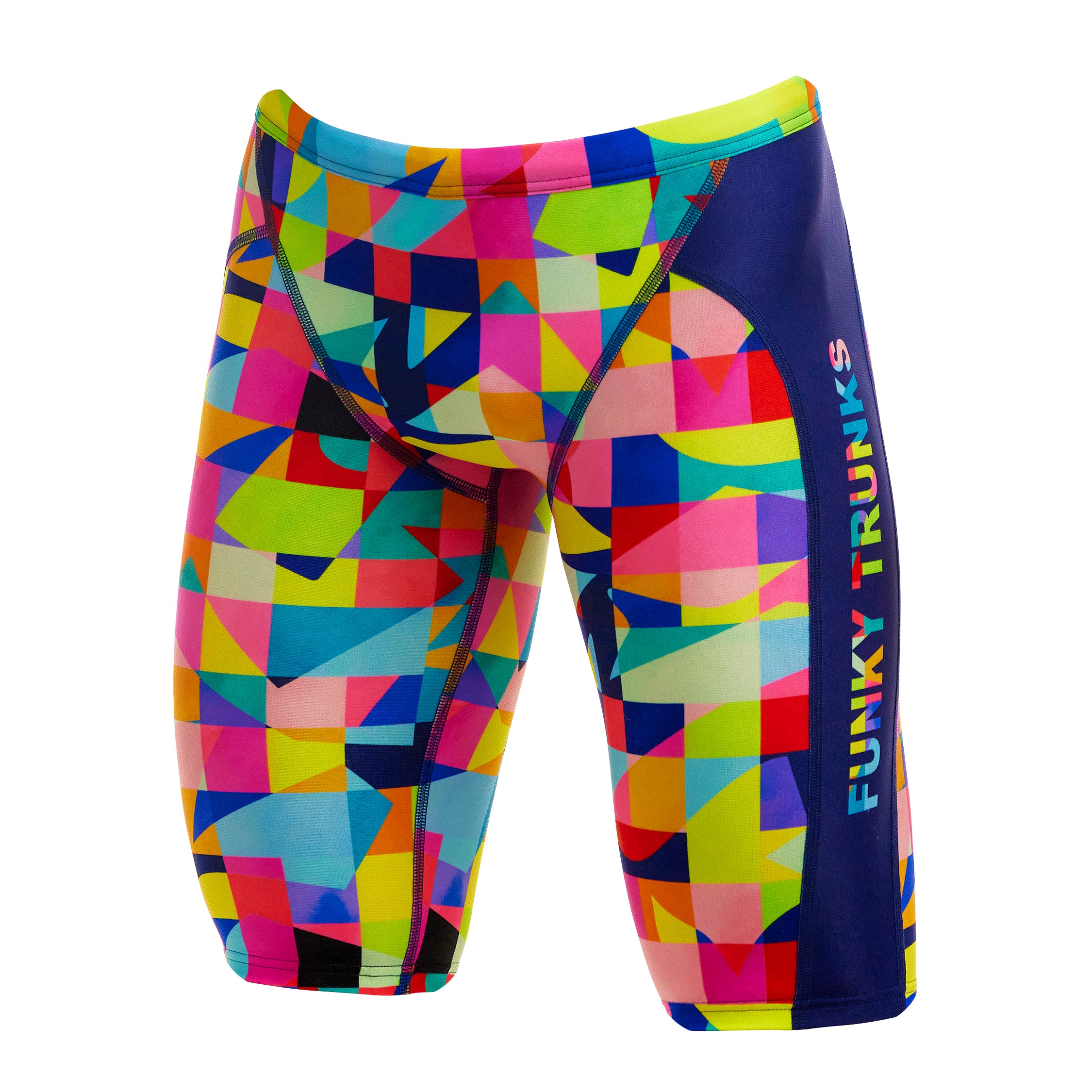 Funky Trunks - On The Grid - Boys Eco Training Jammers