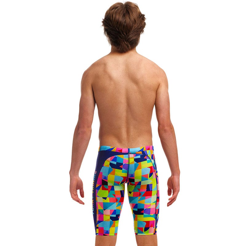 Funky Trunks - On The Grid - Boys Eco Training Jammers