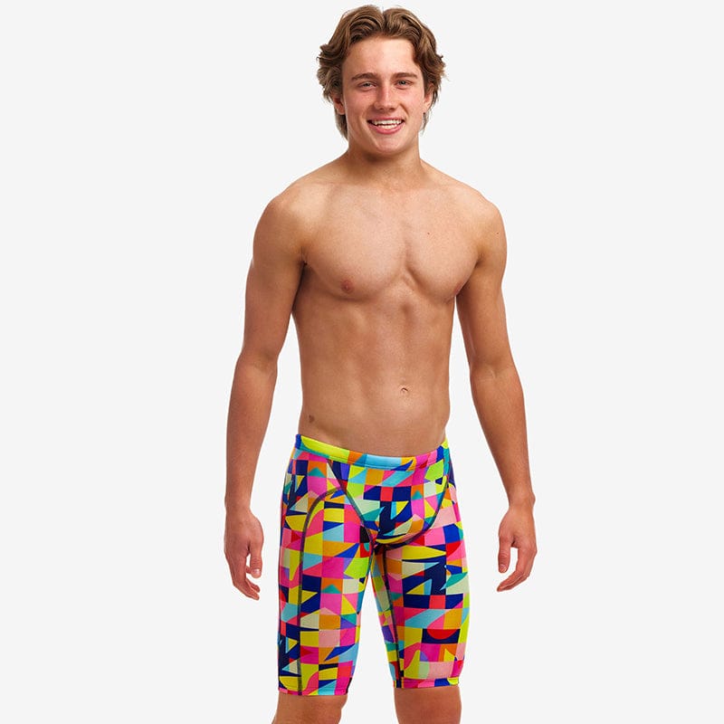 Funky Trunks - On The Grid - Boys Eco Training Jammers