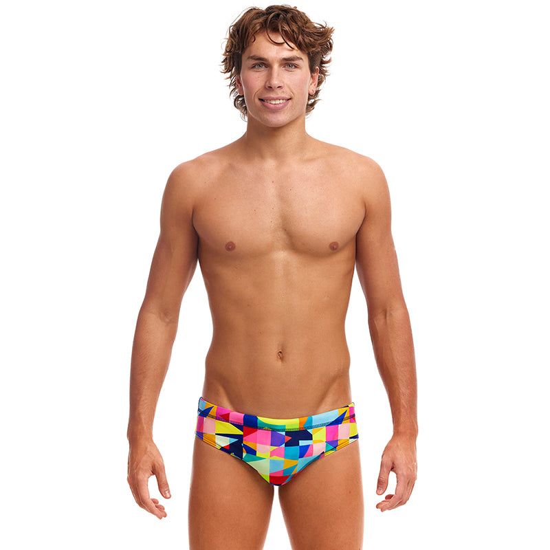 Funky Trunks - On The Grid - Mens Eco Classic Briefs