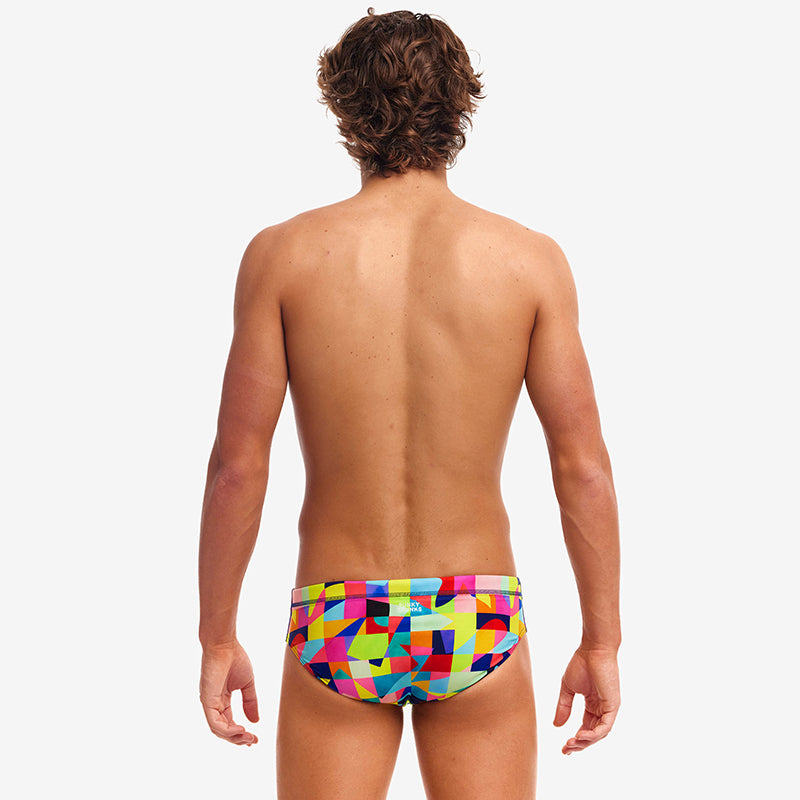 Funky Trunks - On The Grid - Mens Eco Classic Briefs
