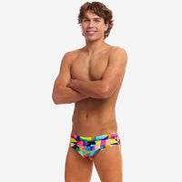 Funky Trunks - On The Grid - Mens Eco Classic Briefs