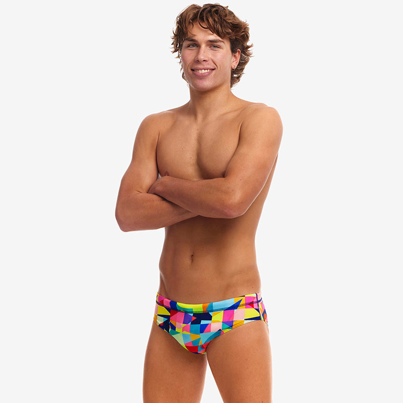 Funky Trunks - On The Grid - Mens Eco Classic Briefs