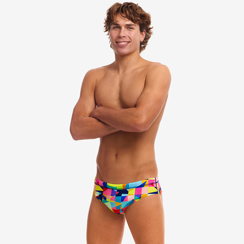 Funky Trunks - On The Grid - Mens Eco Classic Briefs