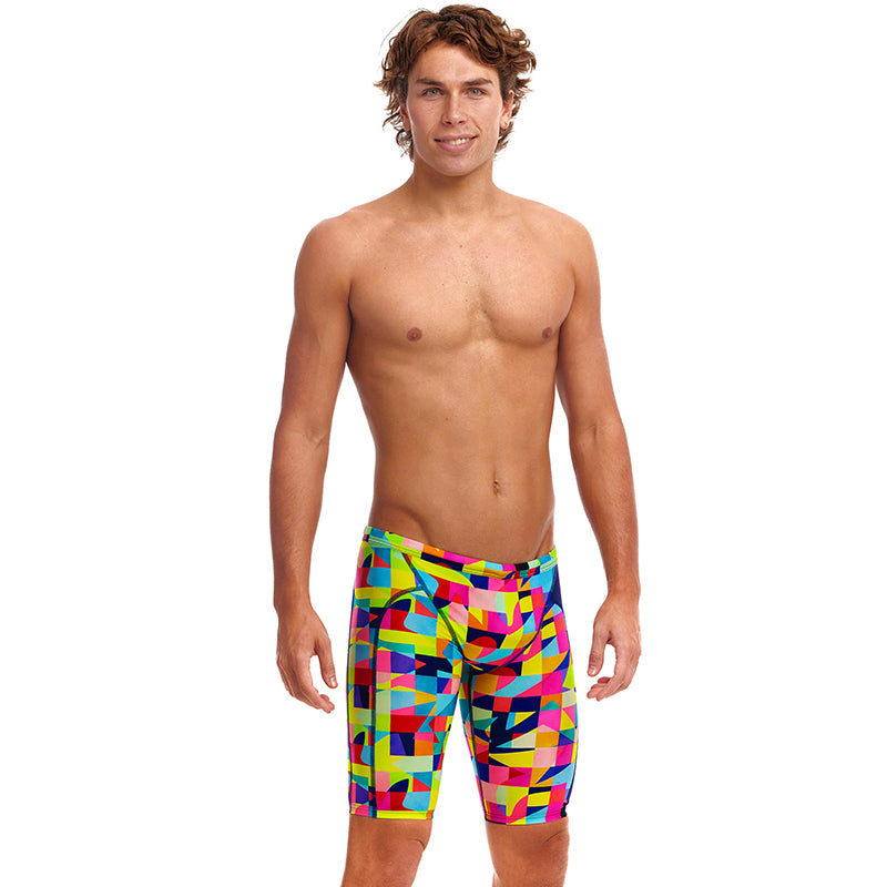 Funky Trunks - On The Grid - Mens Eco Training Jammers