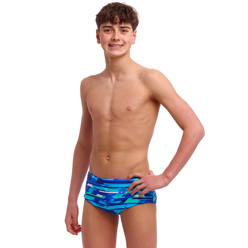 Funky Trunks - Pace Racer - Boys Eco Sidewinder Trunks